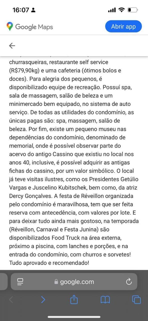 Apartamento Na águas Sulfurosas